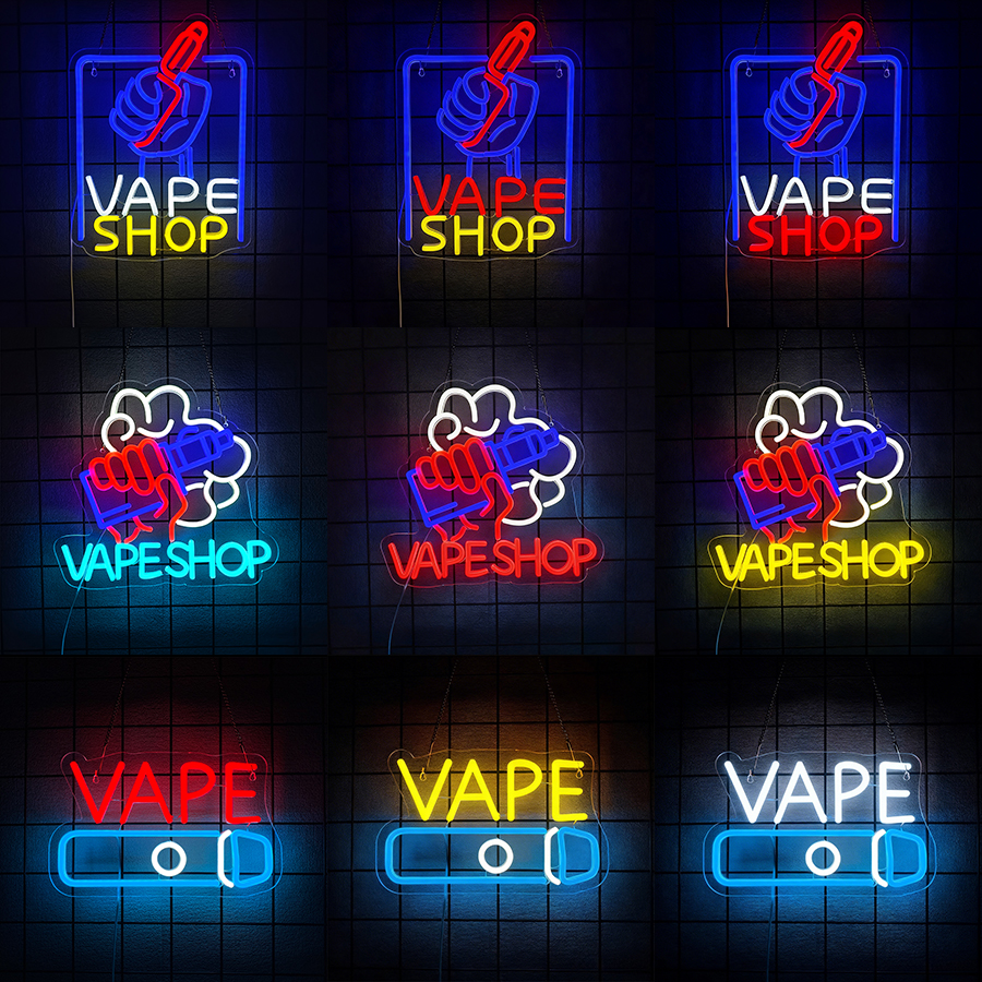 Vape Decoration - VAPE Shop Neon Sign for Smoke