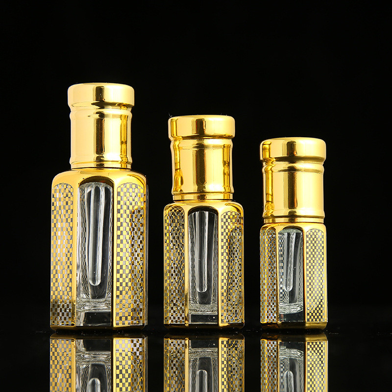 Juice Bottle Dropper - 10/30/50pcs New 3ml/6ml/12ml Empty Gold Glass