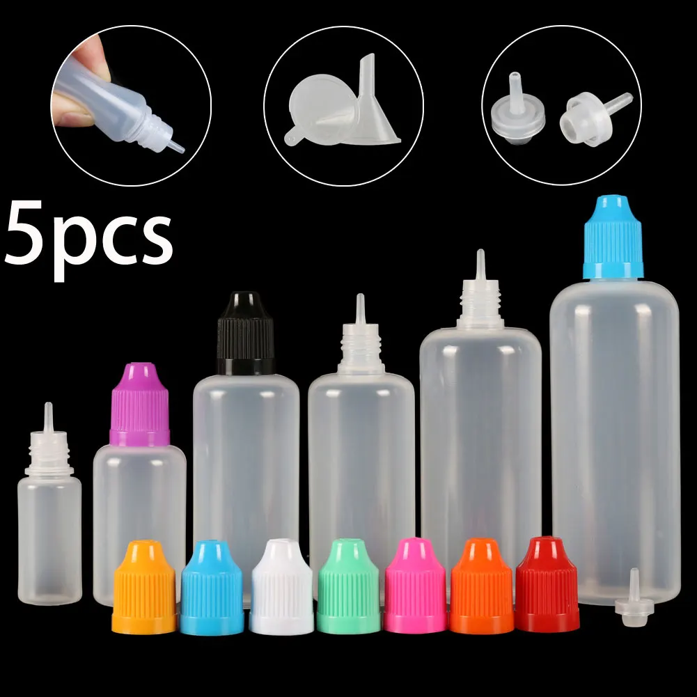5PCS X 5ML-120ML Plastic Dropp - Juice Bottle Dropper review and price