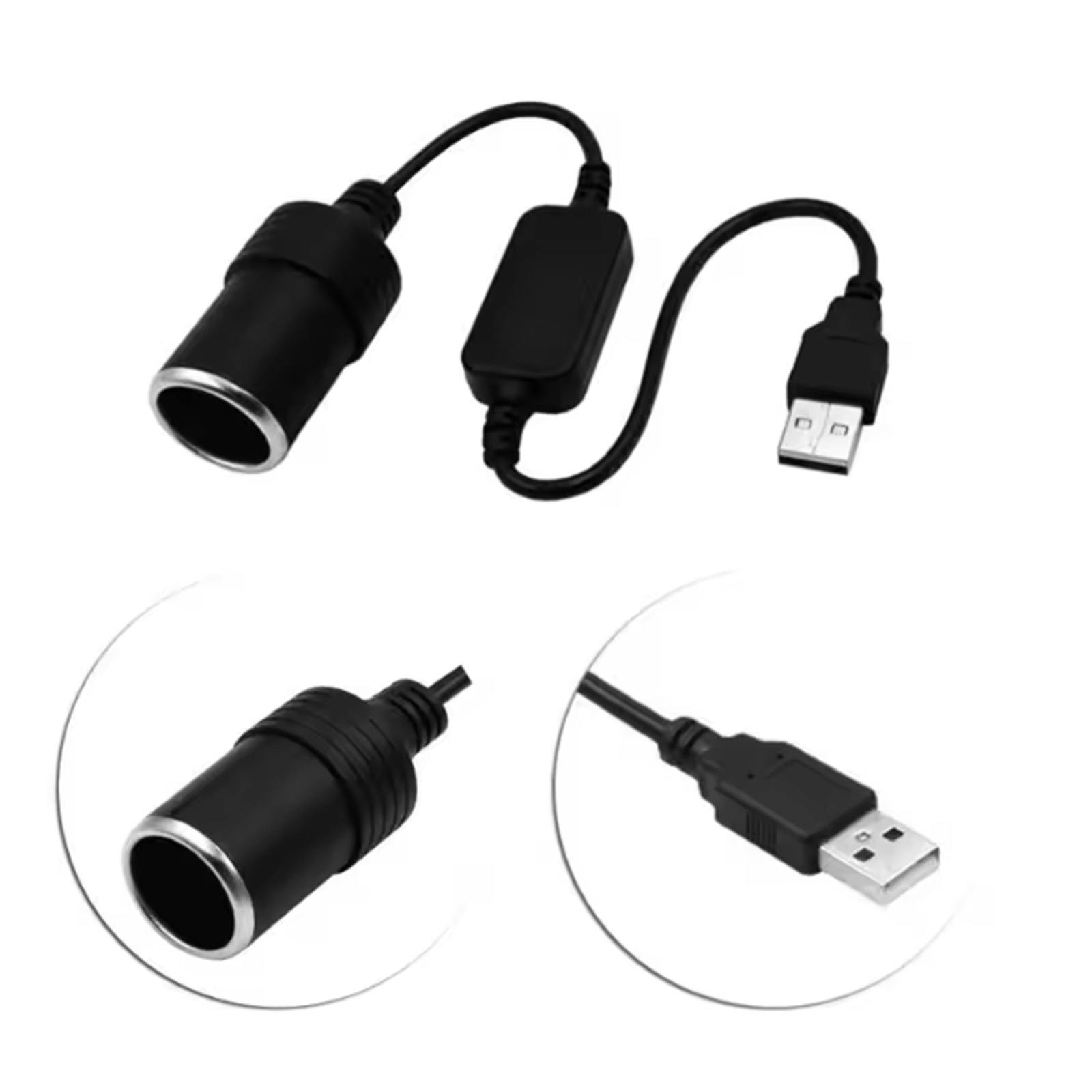 1pc 5V 2A USB To 12V Cigarette - Vape Accessory review and price