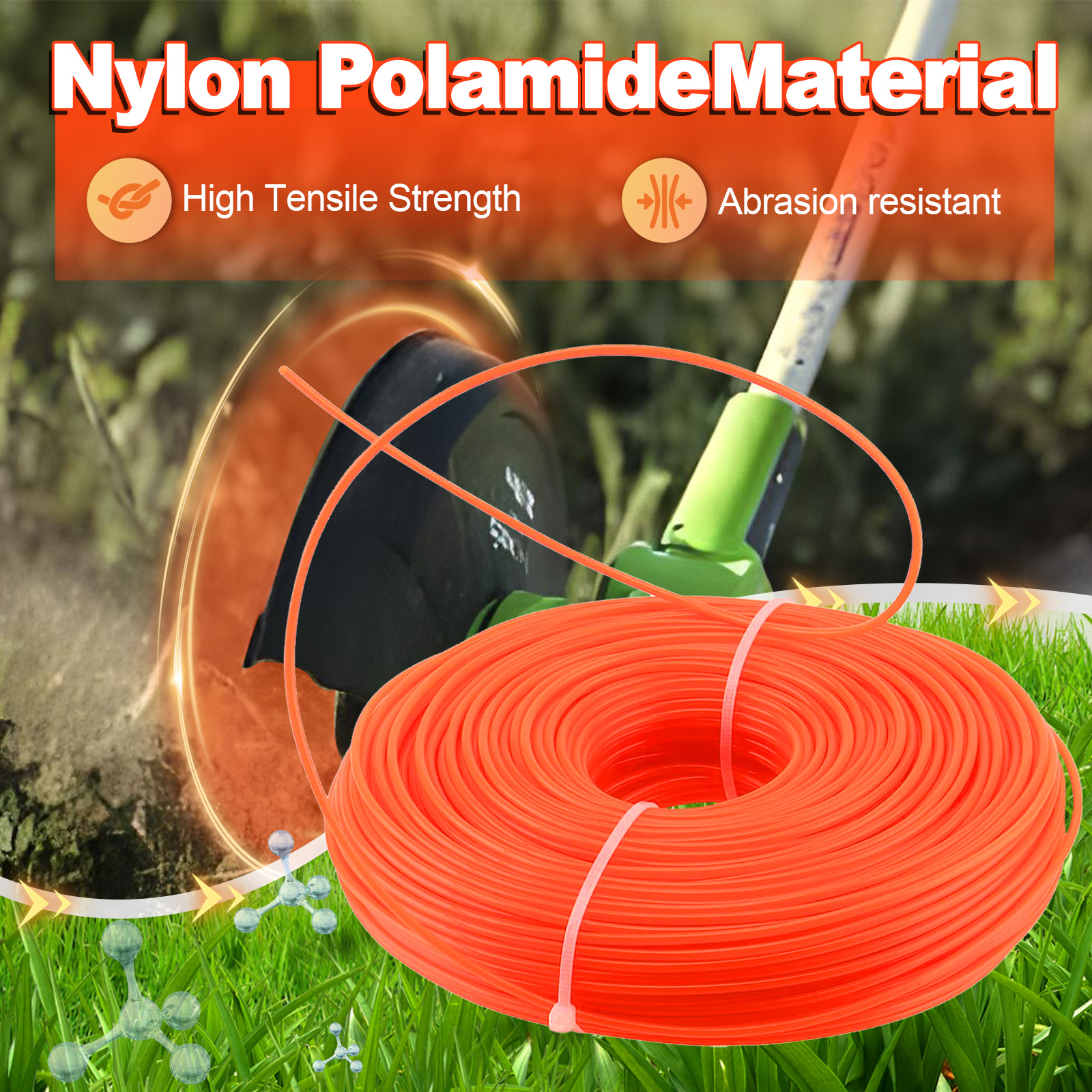 1.6mm～3mm*15M Round Nylon Trim - Dry Herb Vaping Accessories review and price