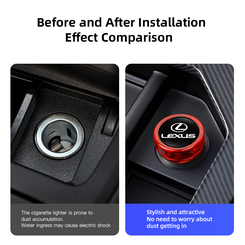 Car Cigarette Lighter Dust Cov - Vape Decoration review and price